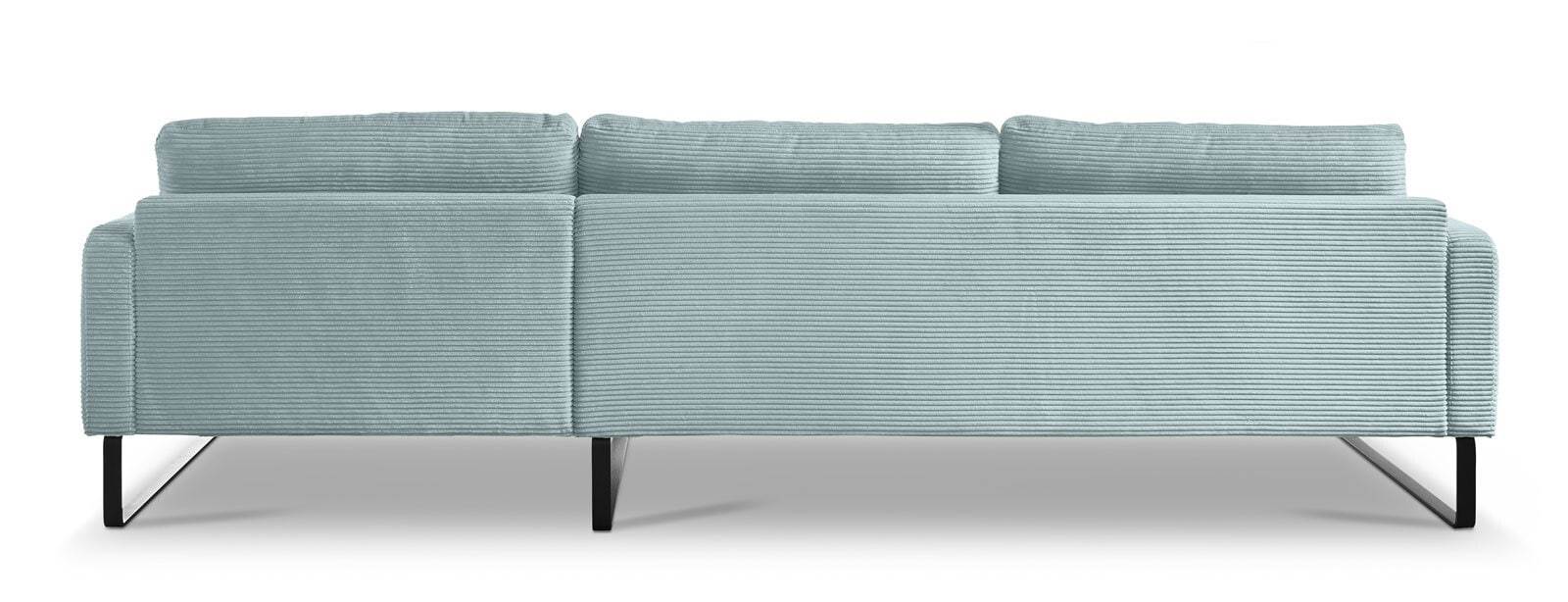 Ole Gunderson Ecksofa ROMA 298 x 154 cm Cord light blue