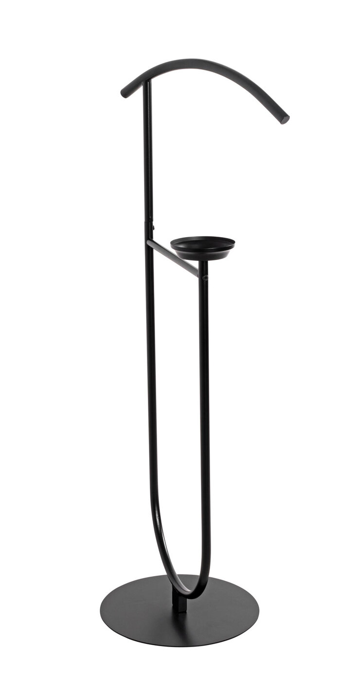 Herrendiener 45 x 116 cm Schwarz