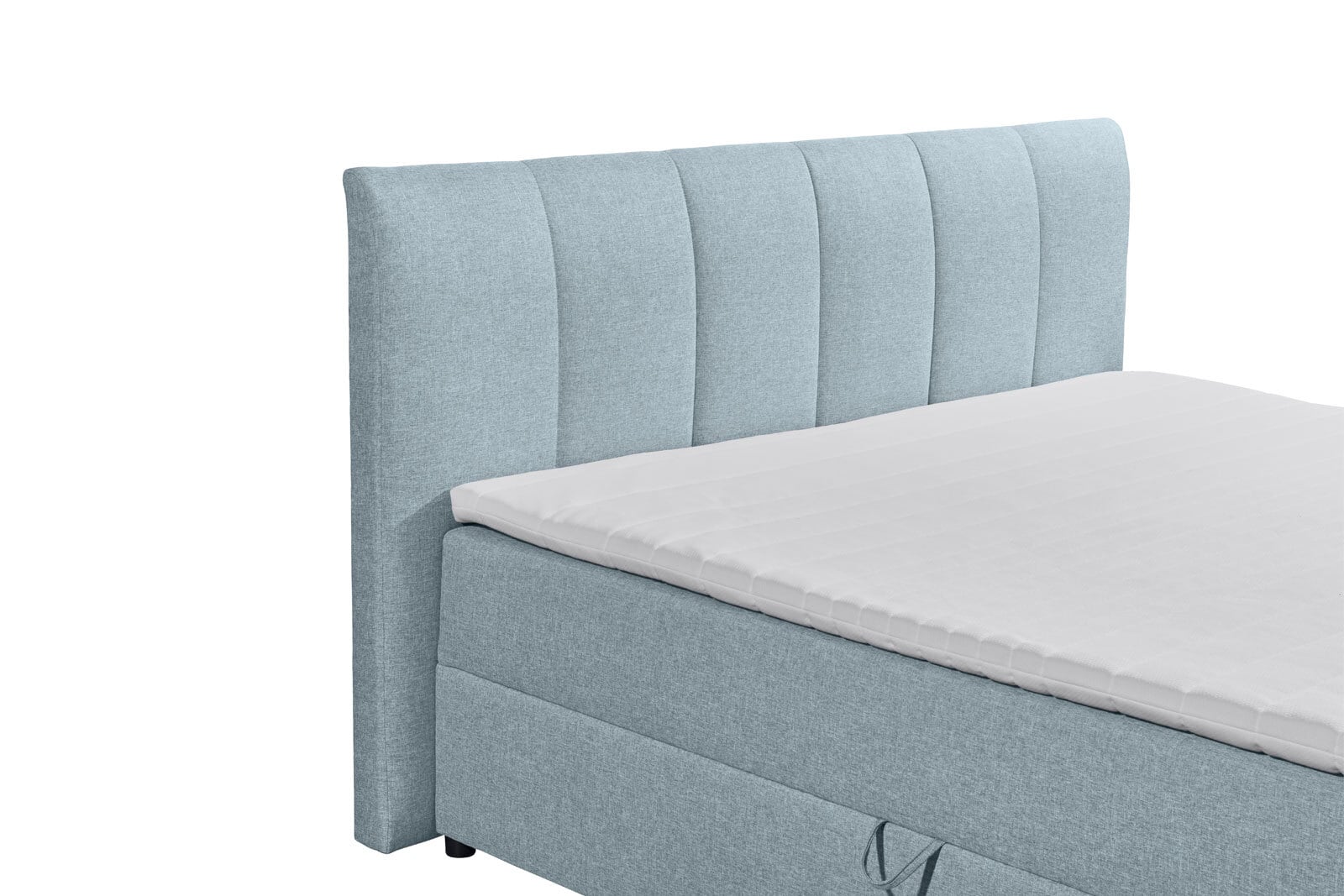 Boxspringbett GRAZIA 180 x 200 cm pastellblau