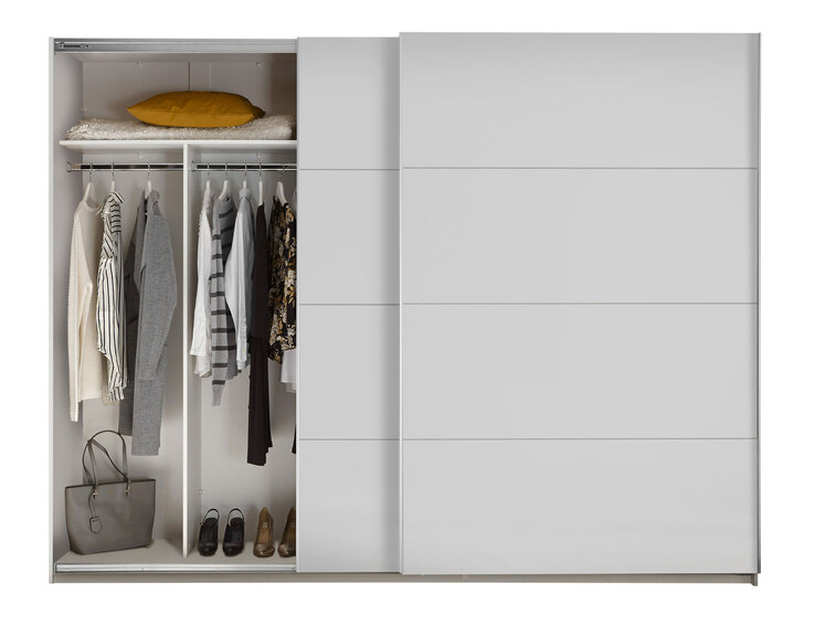 Schwebetürenschrank SEVILLA 270 x 210 cm weiß