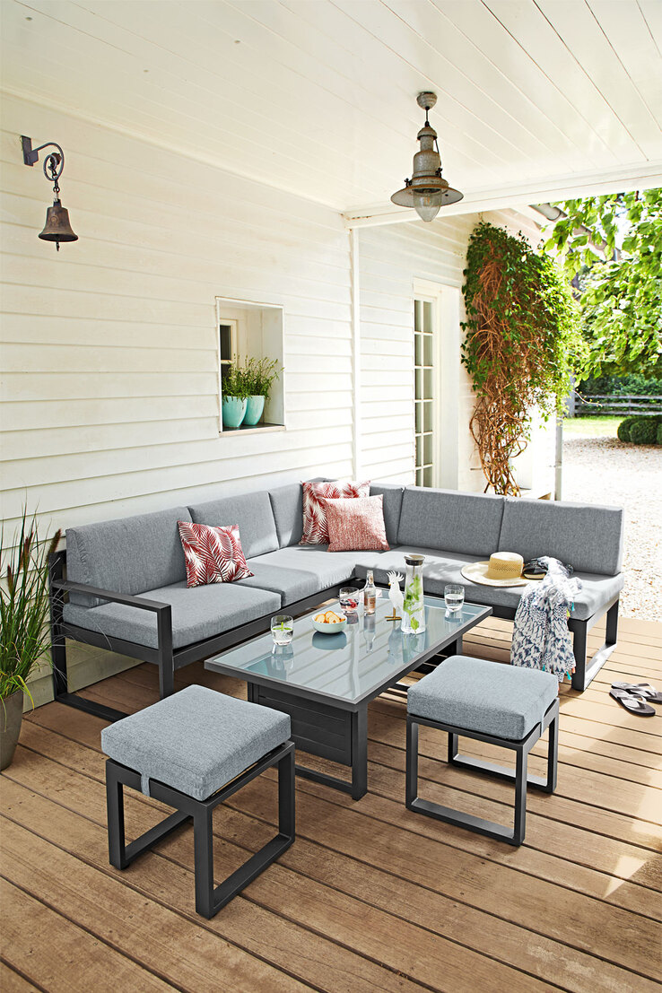 Garden FLAIR Dining Gartenlounge LANGEOOG 5-teilig
