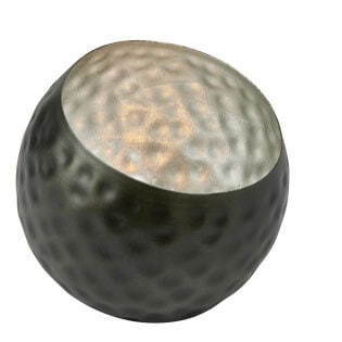 LAMBERT Teelichthalter 11,5 cm graphit /silberfarbig