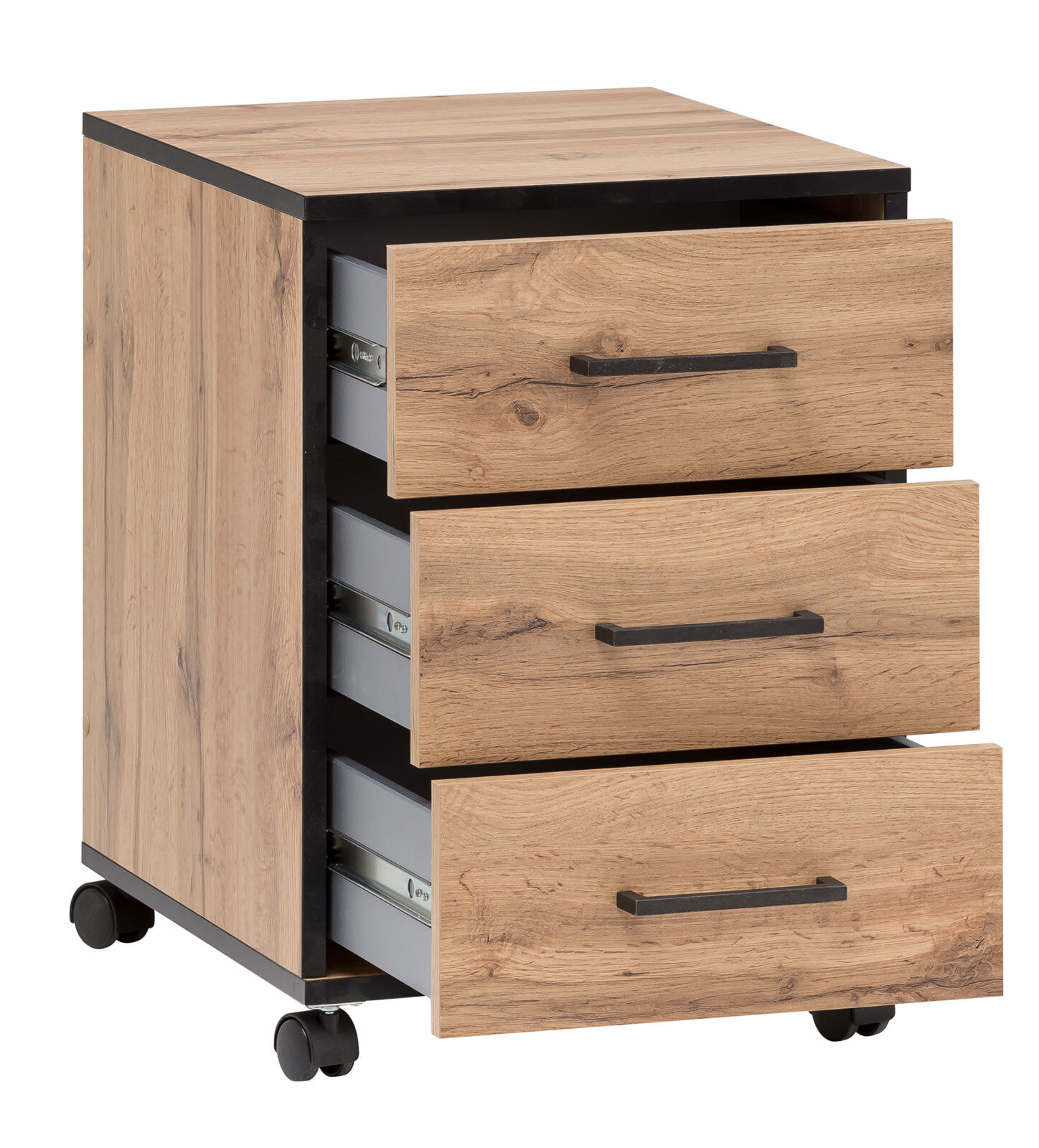 Rollcontainer SERIE2000 40 x 57 cm Eiche Landhaus