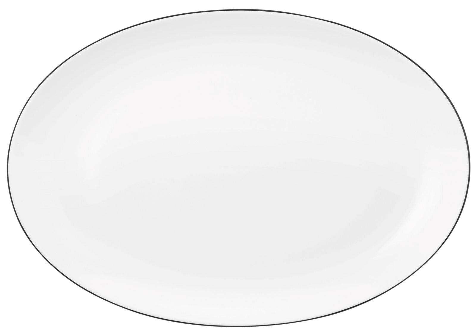 Seltmann Weiden ovale Servierplatte LIDO 35 cm weiß