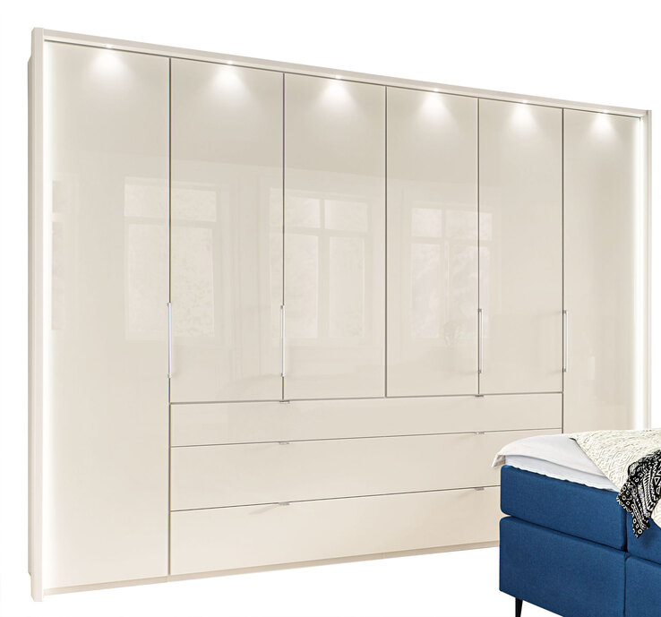 Kleiderschrank CASTELLO 300 x 236 cm beige