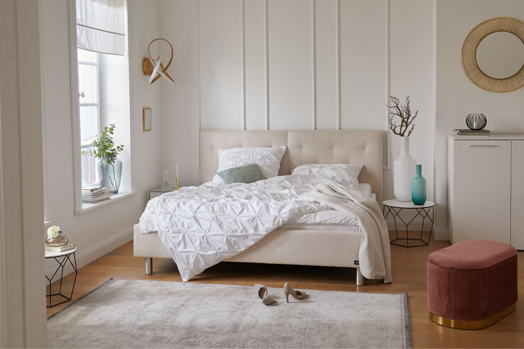 INTERhome Spiegel rund MODA 73 cm goldfarbig