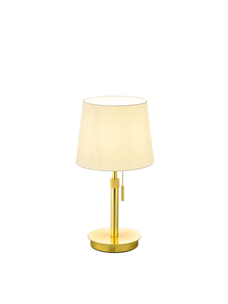 TRIO Retrofit Tischlampe LYON messingfarbig
