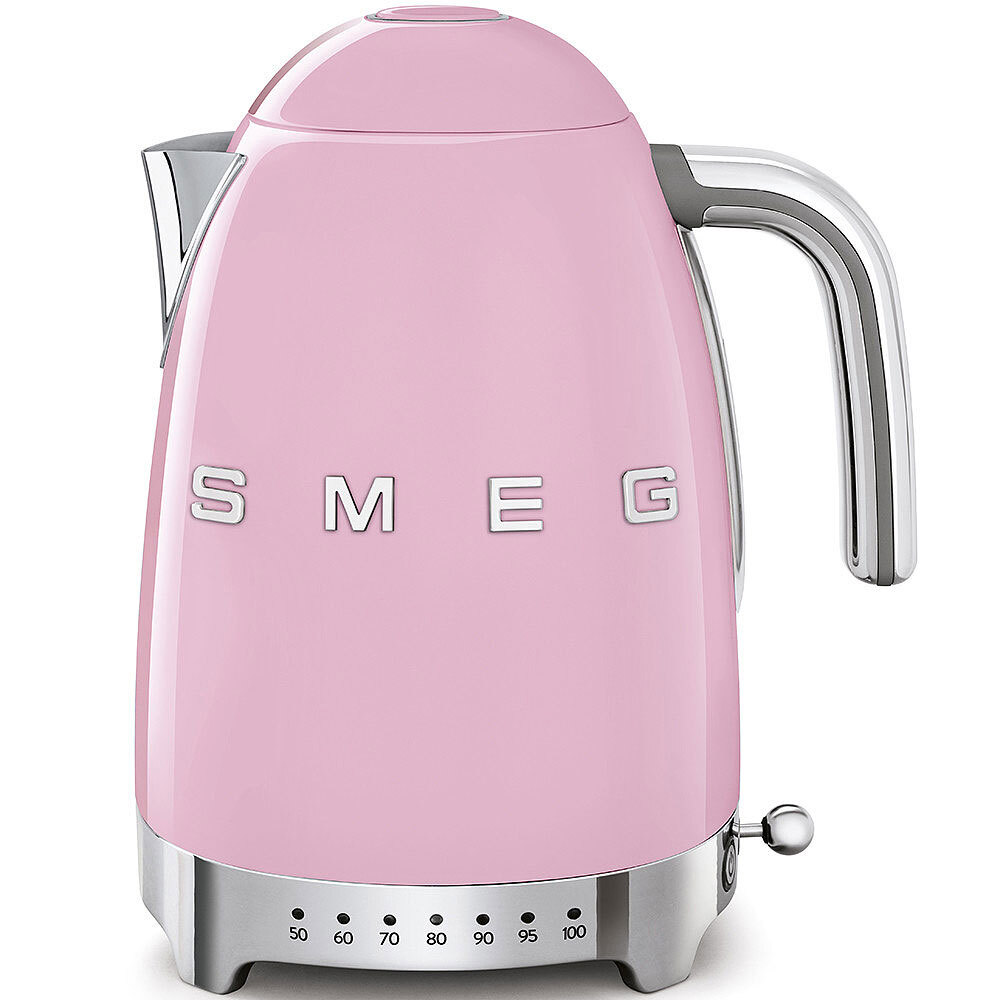 SMEG Wasserkocher 1700 ml variable Temperatursteuerung Cadillac Pink