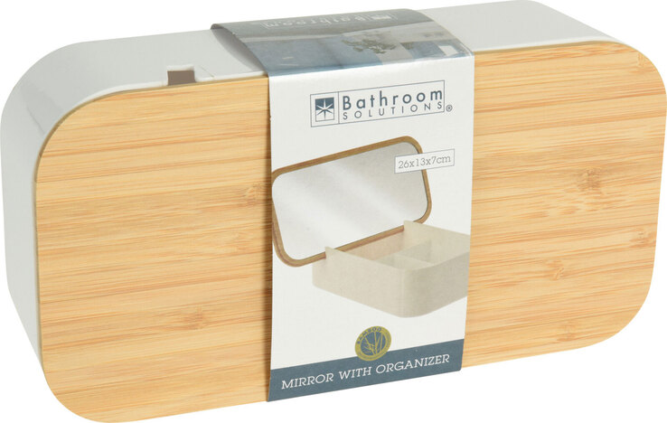 Bad Aufbewahrungsbox ORGANIZER mit Spiegel