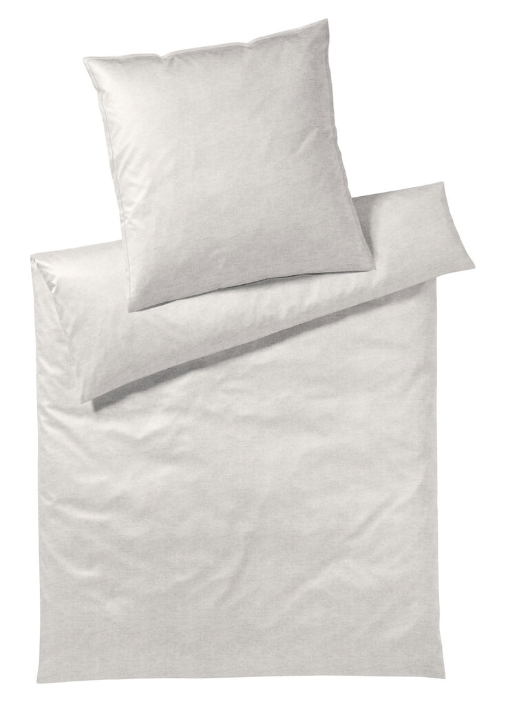 COVERED Perkal-Bettwäsche SOLID 135 x 200 cm beige