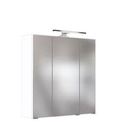 Spiegelschrank BAABE 60 x 66 cm Weiß matt