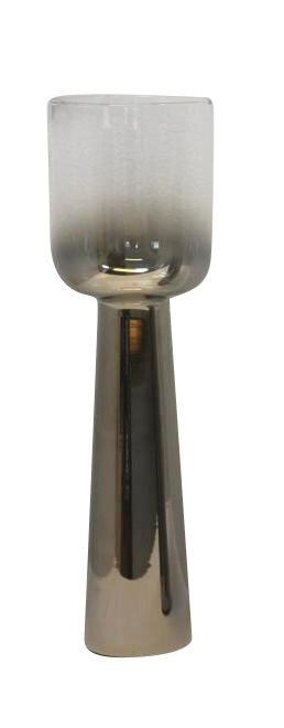 Vase TRUMPET 40 cm grau