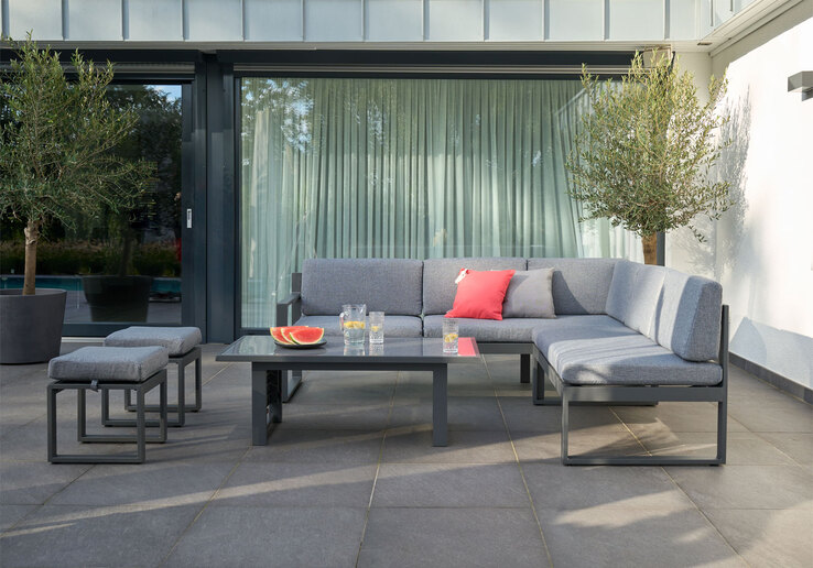 Garden FLAIR Dining Gartenlounge LANGEOOG 5-teilig