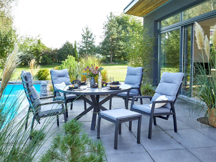 Garden FLAIR Positionsstuhl Garten LEWIS 2er Set
