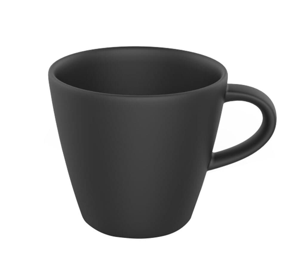 Villeroy & Boch Kaffeetasse MANUFACTURE ROCK grau/ schwarz