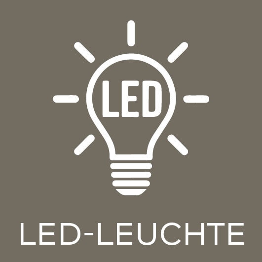 SPOT LIGHT LED Tischlampe DERRY Eiche /nickelfarbig