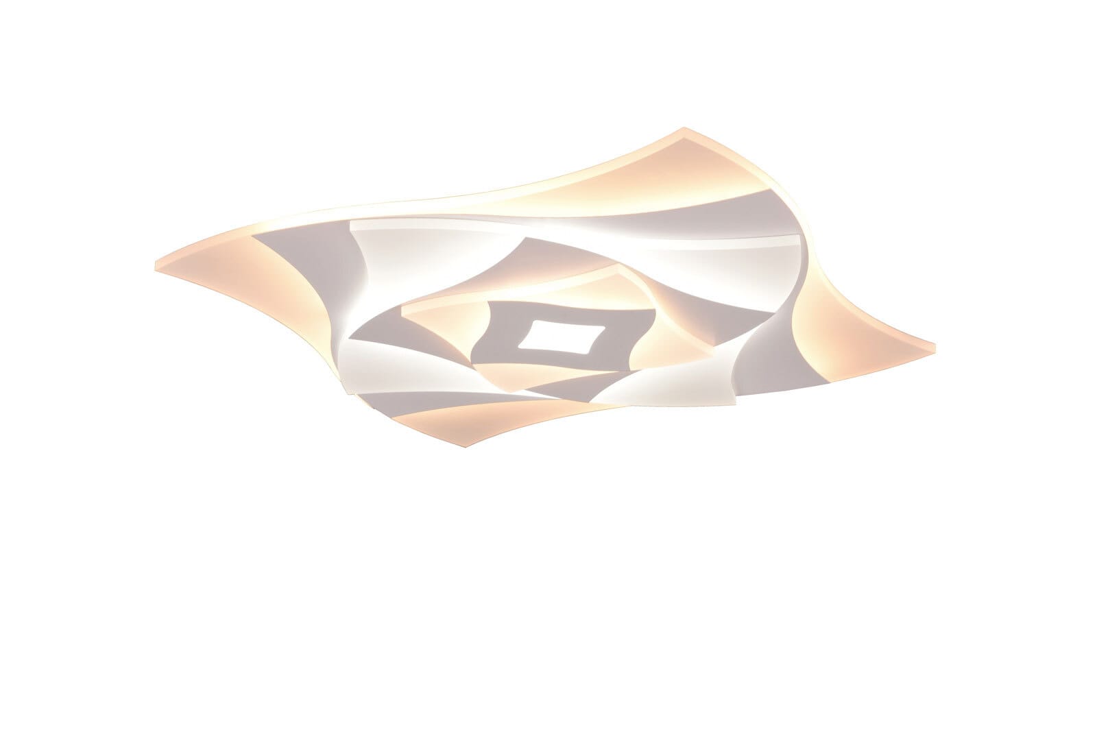 TRIO LED Deckenlampe AKITA 48 x 48 cm weiß
