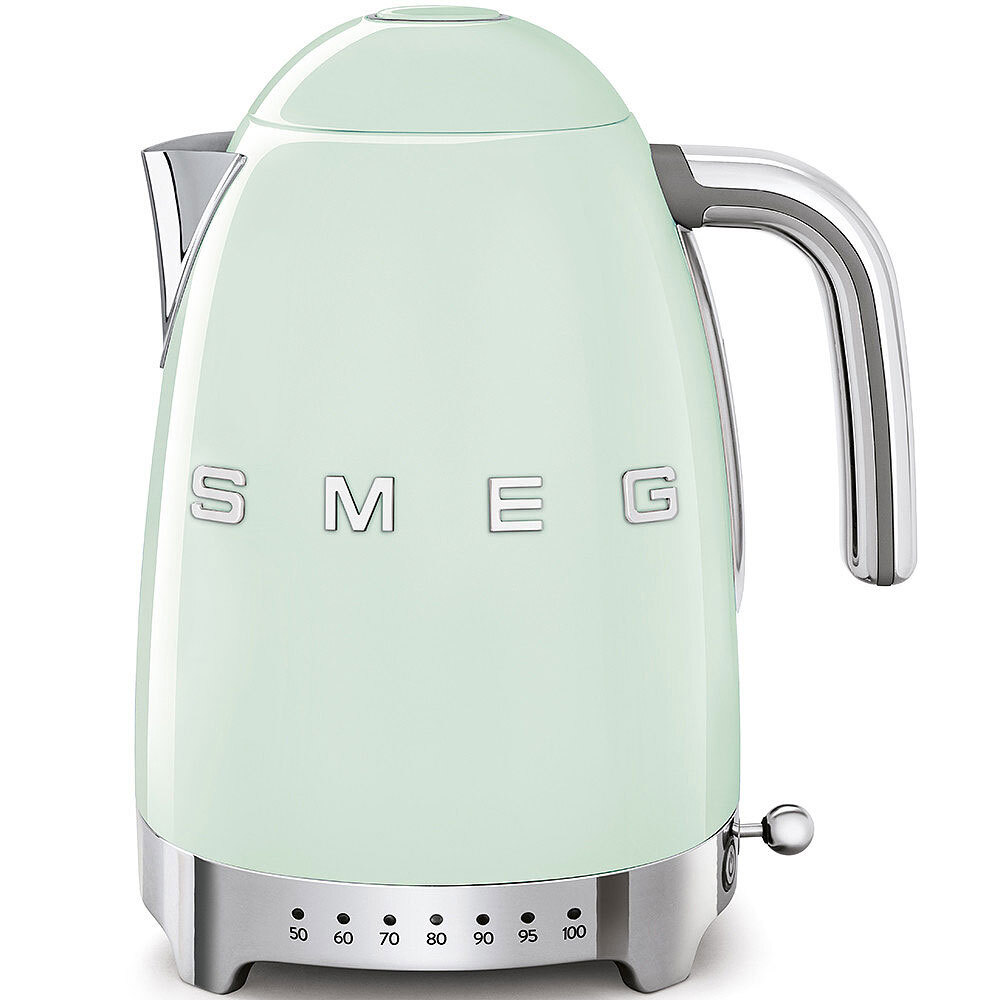 SMEG Wasserkocher 1700 ml variable Temperatursteuerung Pastellgrün