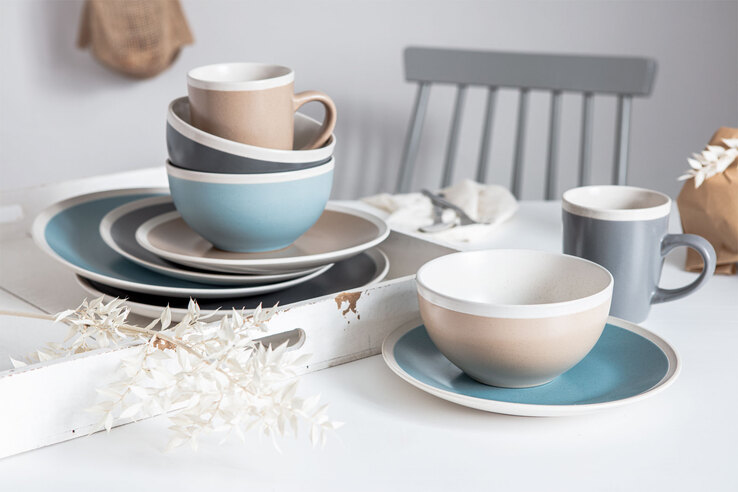 TAFELWERT Kaffeebecher JONE hellblau