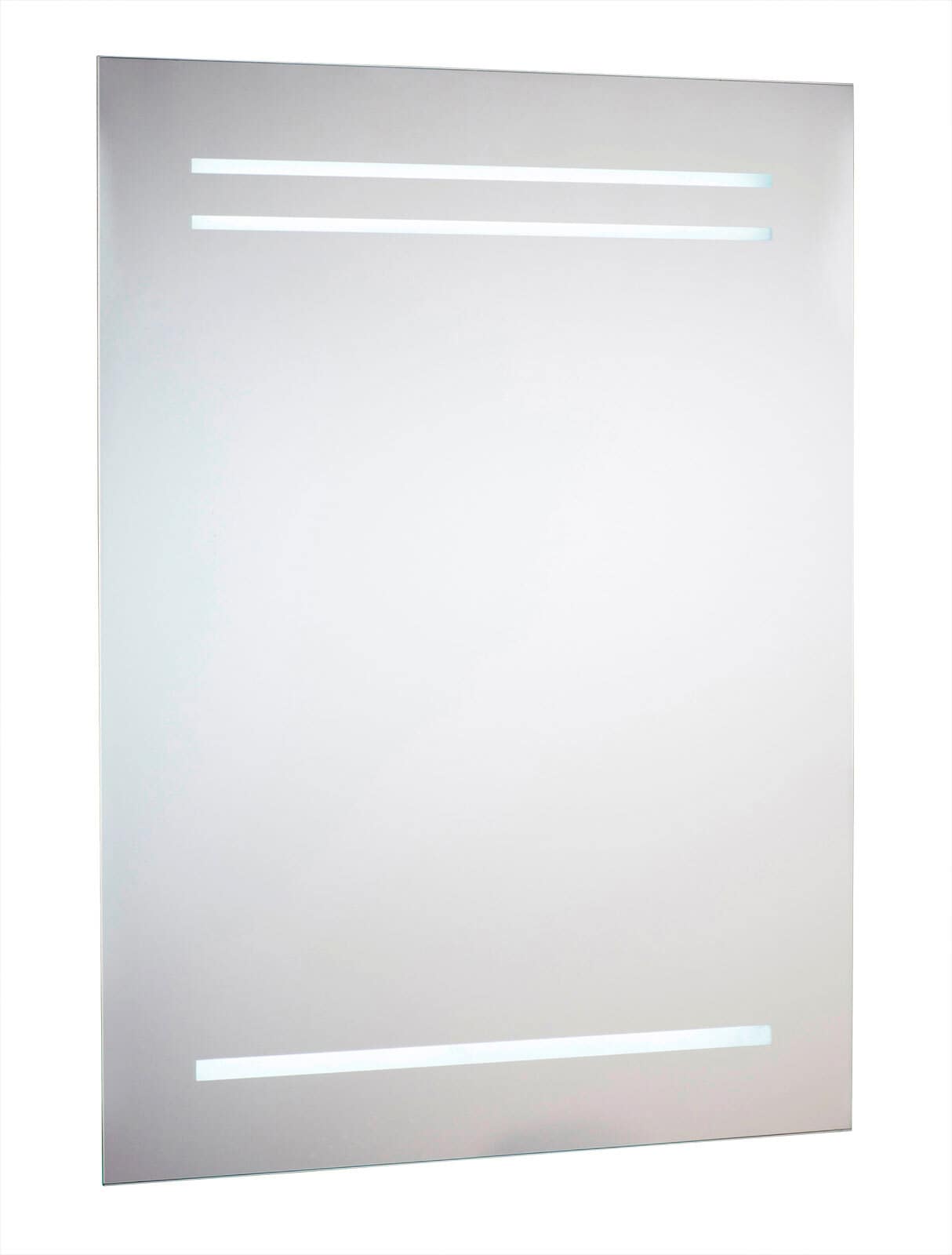 CASAVANTI Spiegel mit Beleuchtung 60 x 80 cm silberfarbig