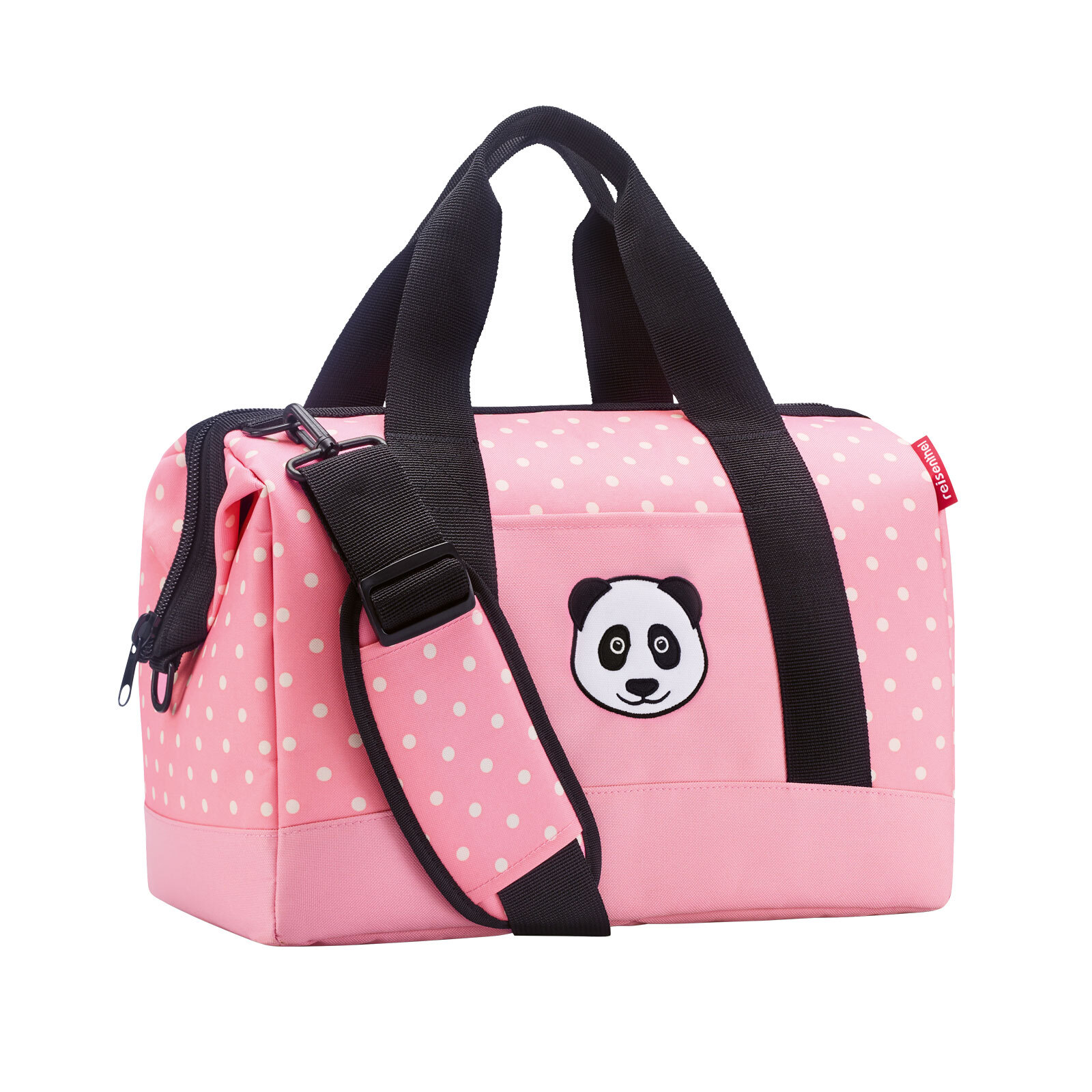 reisenthel Reisetasche ALLROUNDER M KIDS Panda Dots pink