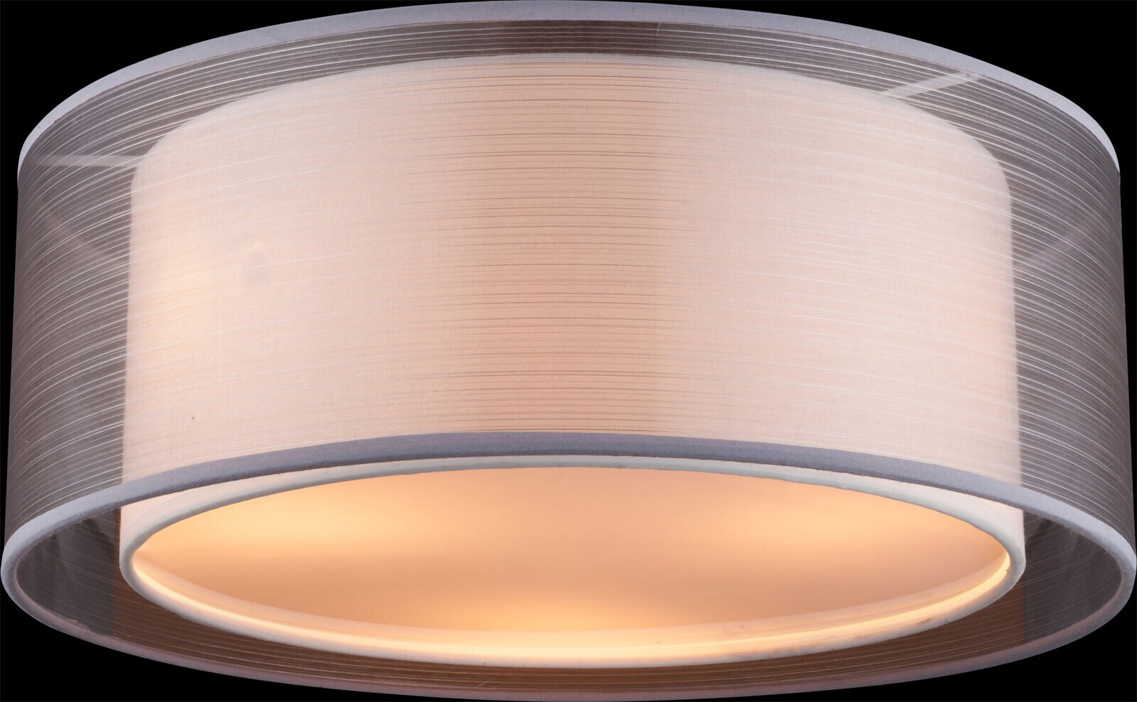 GLOBO Retrofit Deckenlampe THEO 40 cm grau