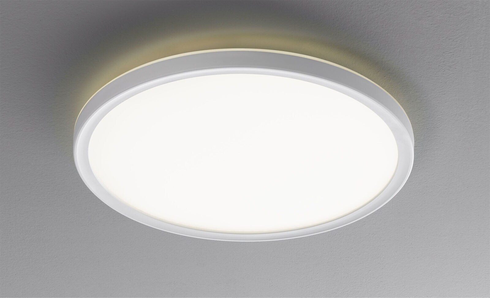 casaNOVA LED Deckenlampe PLAIN 29 cm weiß