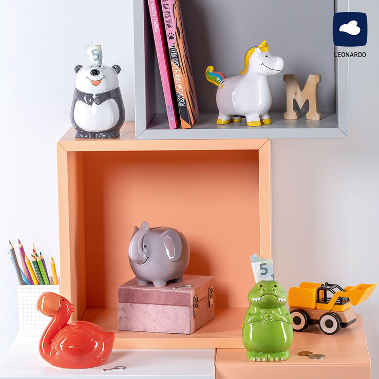 LEONARDO Kinder-Spardose BAMBINI FLAMINGO
