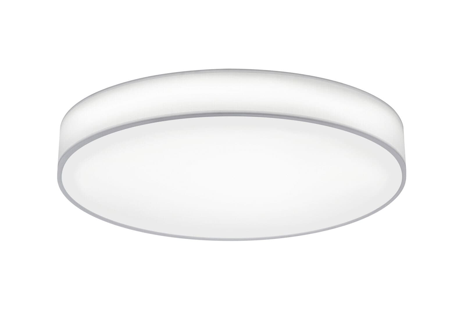 TRIO LED Deckenlampe LUGANO 75 cm weiß