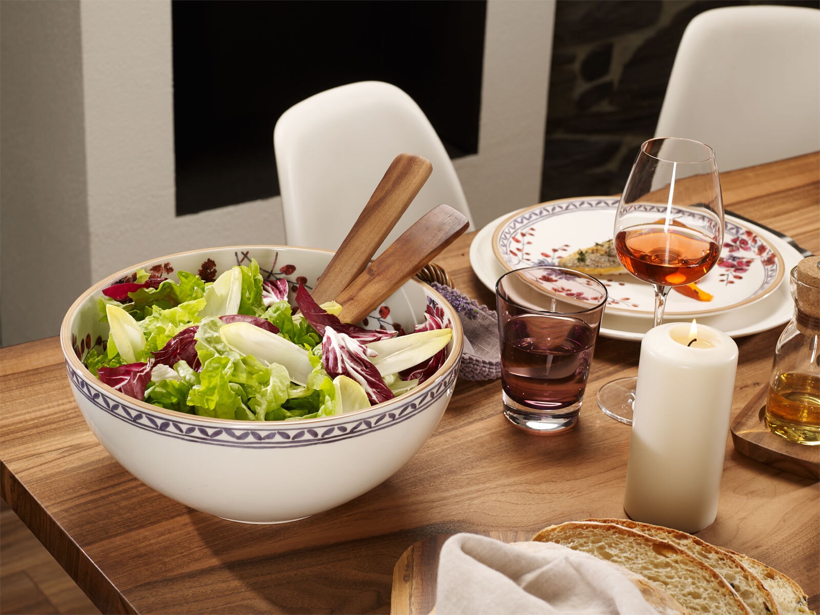 Villeroy & Boch Salatbesteck ARTESANO ORIGINAL 2-teilig braun