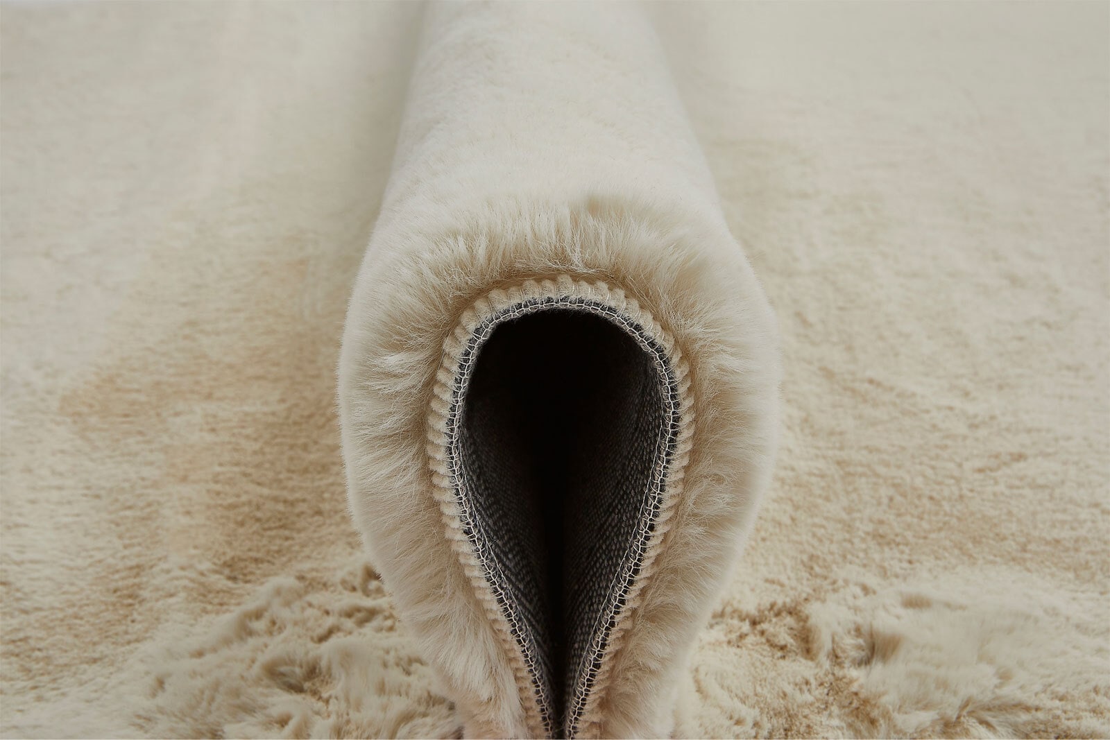 Teppich NOVARA 120 cm rund beige