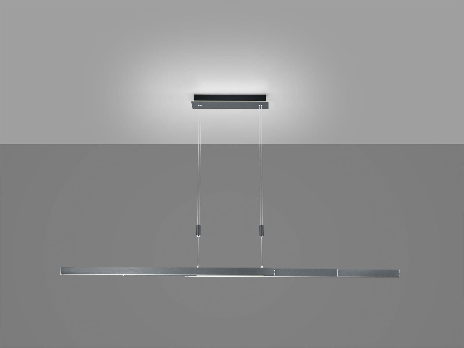 casaNOVA LED Balkenpendel LAETITIA 114-180 cm alufarbig