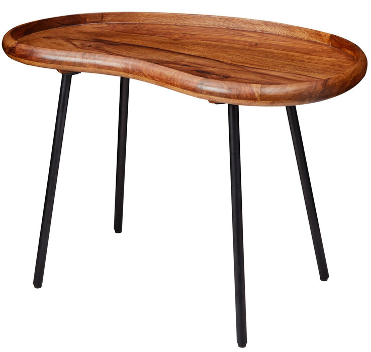 Couchtisch 71 x 40 cm braun