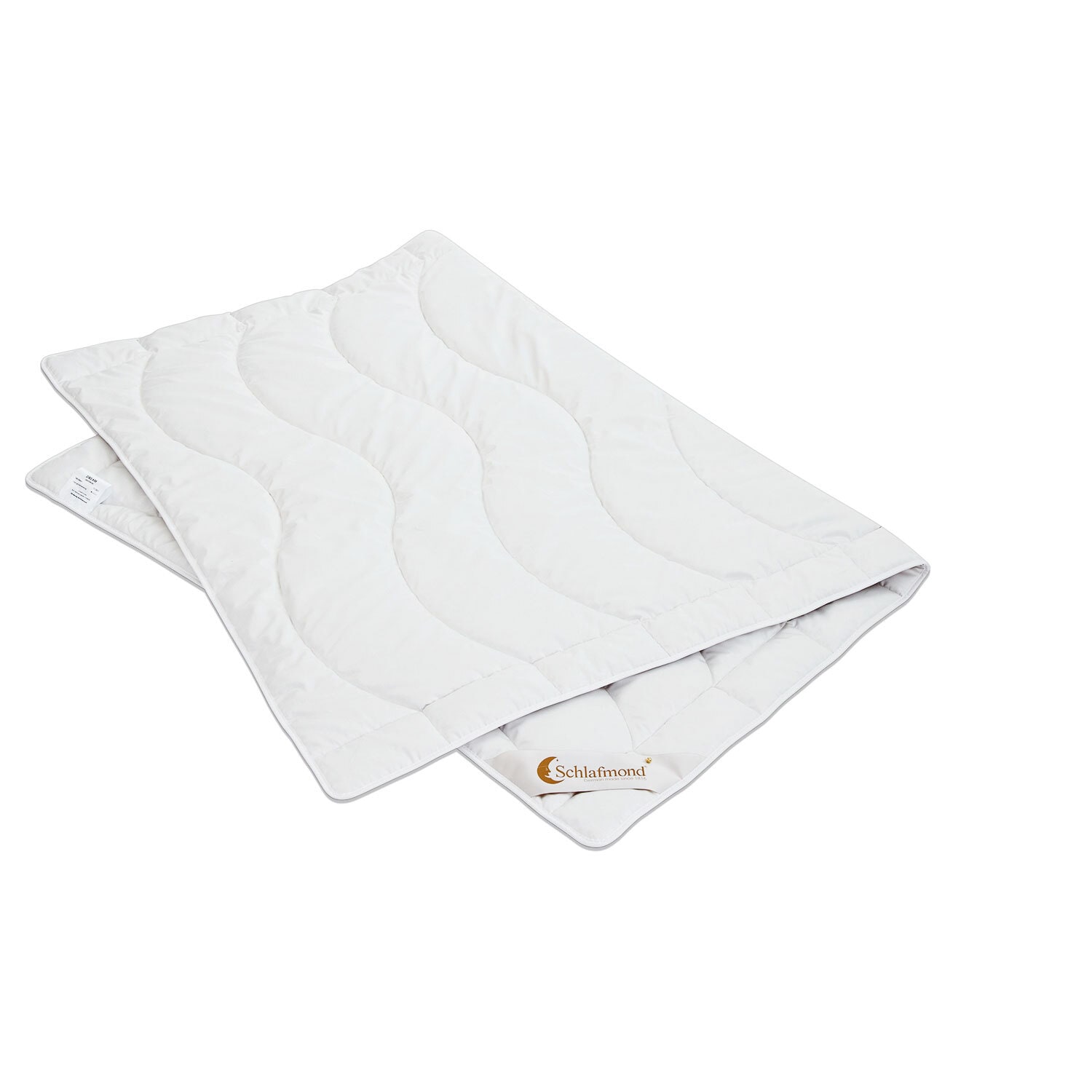 Schlafmond Tussah-Wildseiden-Leichtdecke DREAM 155 x 220 cm 570 g weiß