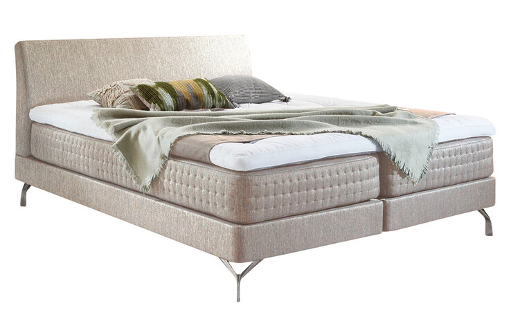 MONDO Boxspringbett SENTA 180 x 200 cm Anouk Khaki