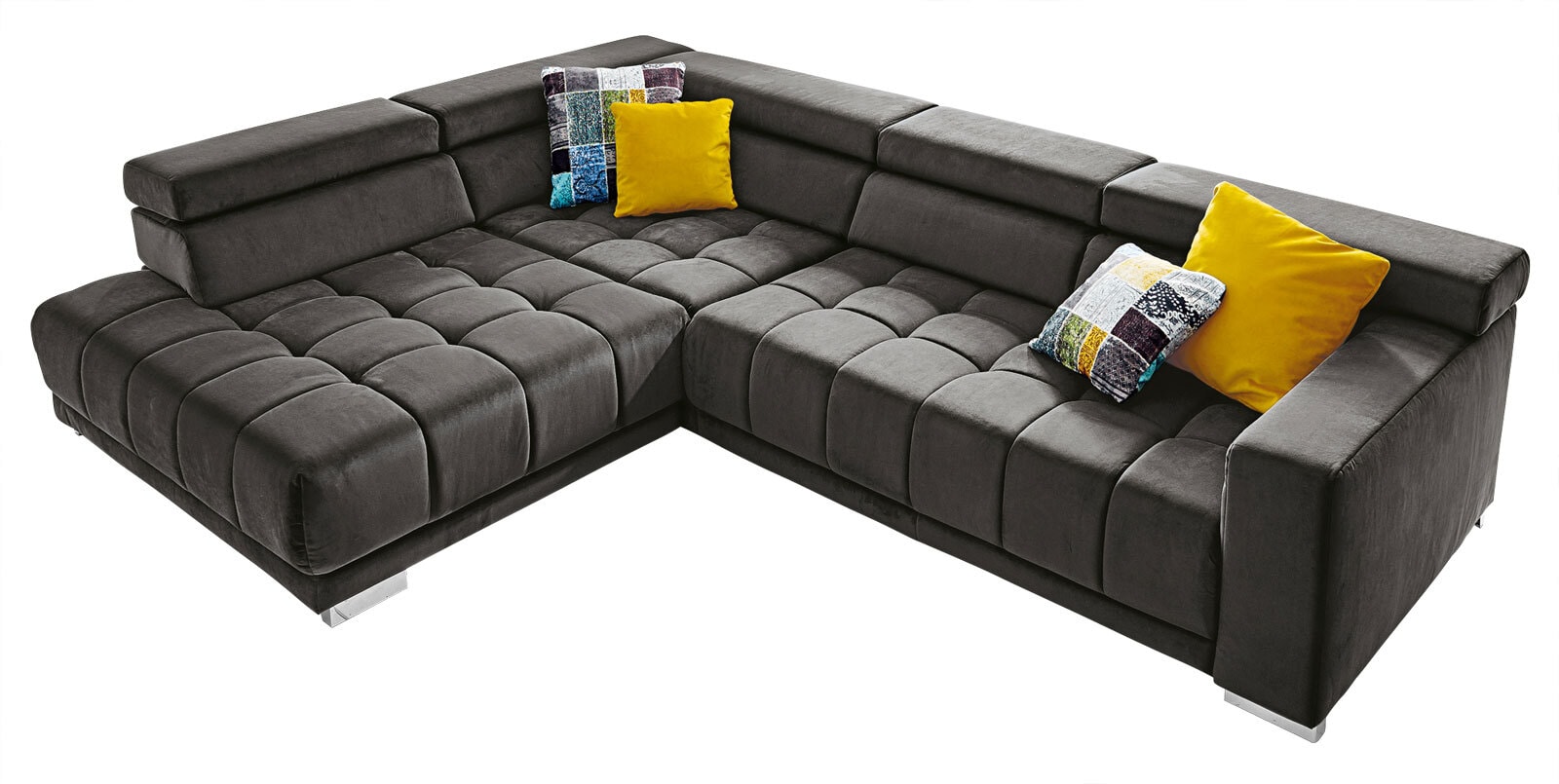 YoungLife Ecksofa CREMONA I-L grey