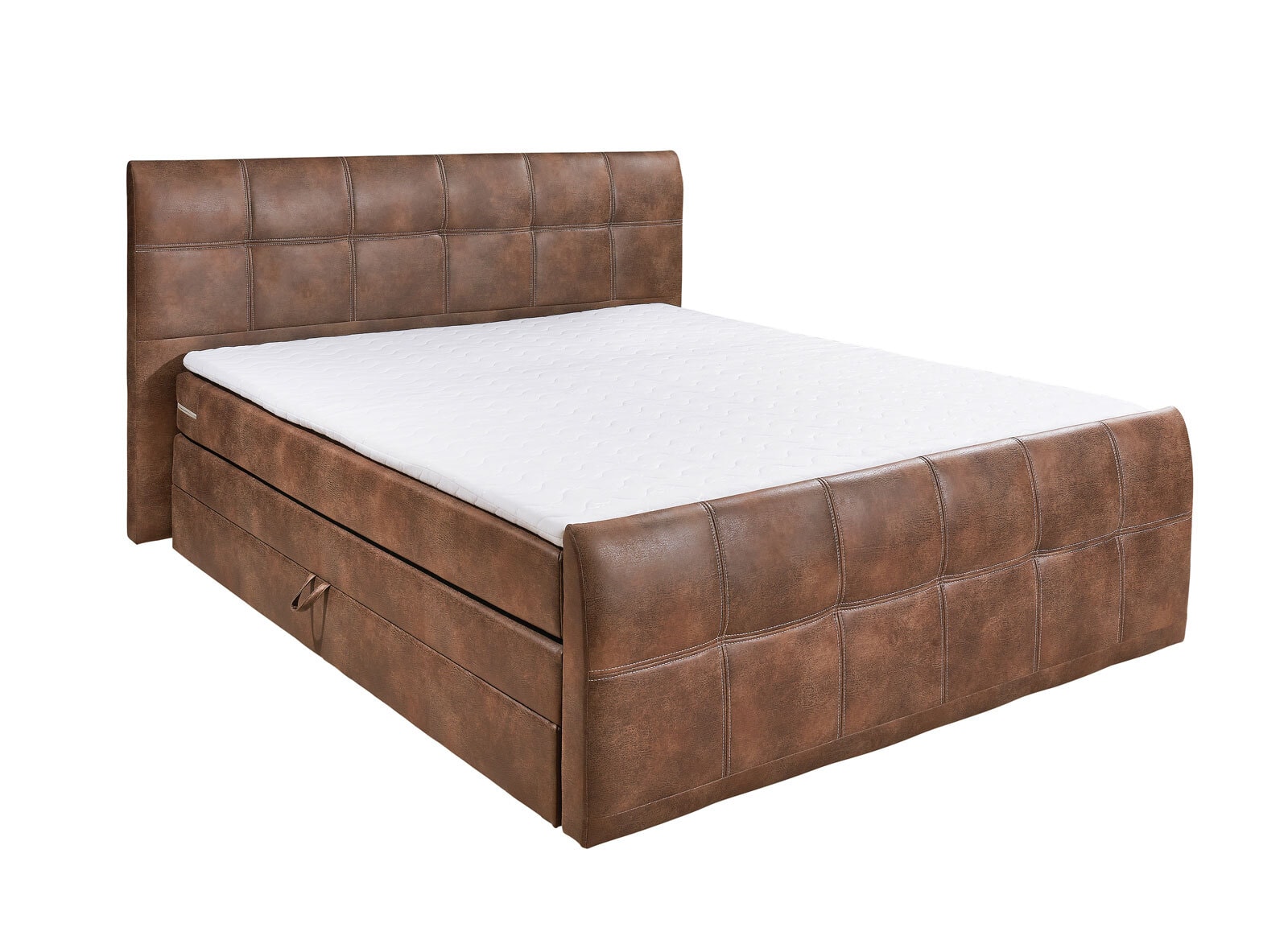 Boxspringbett NILS 180 x 200 cm light brown