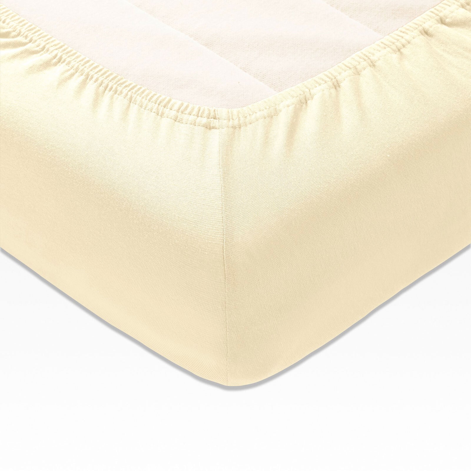 JOOP! Jersey-Spannbettlaken 180-200 x 200 cm vanille