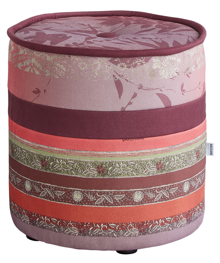 SCHRÖNO Hocker POUF TINETTO rosafarbig