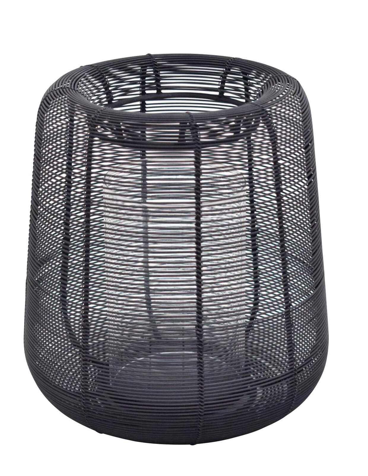 Windlicht MESH 24 cm schwarz