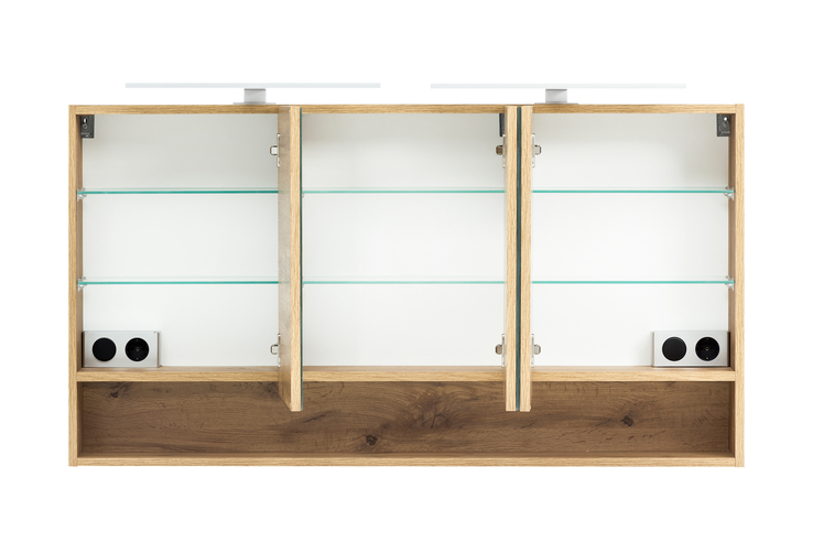 Bad-Spiegelschrank ANTWERPEN braun 120cm