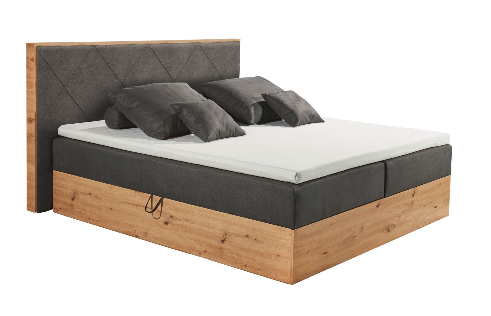 Boxspringbett TARU 180 x 200 cm anthrazit