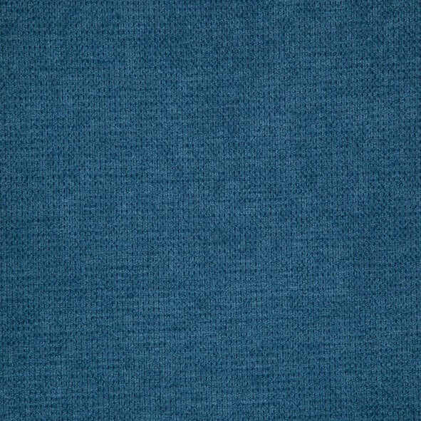 Ecksofa CALUNA 273 x 234 cm Stoffbezug azureblau