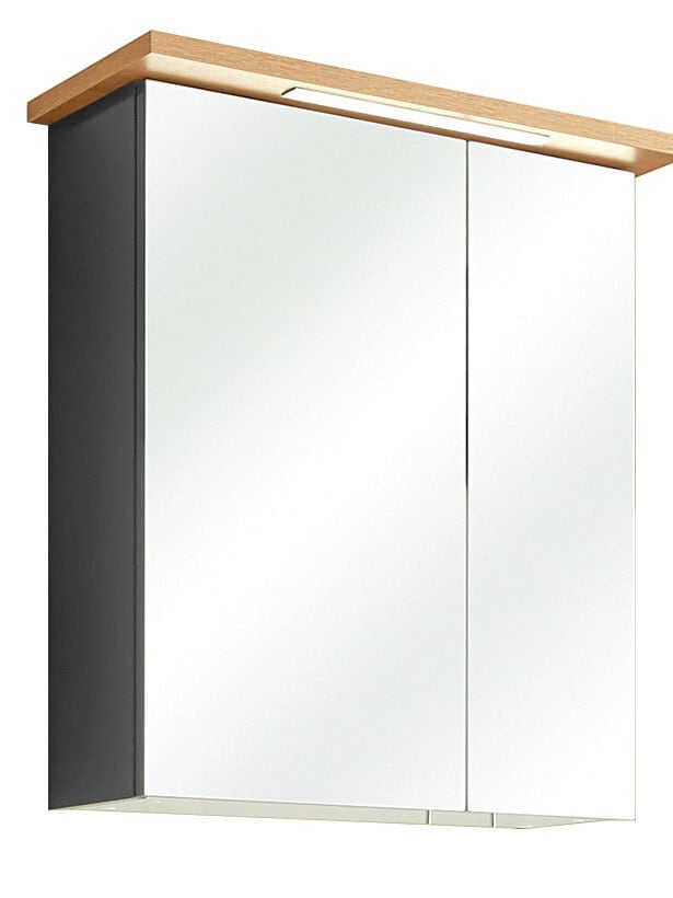 vito Spiegelschrank GLOW Riviera Eiche Nachbildung ca. 65 x 72 x 26 cm
