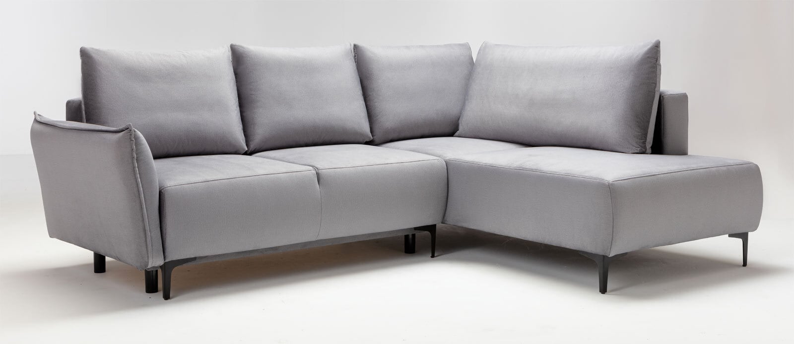 LIV‘IN Ecksofa FRAO 243 x 191 cm grau