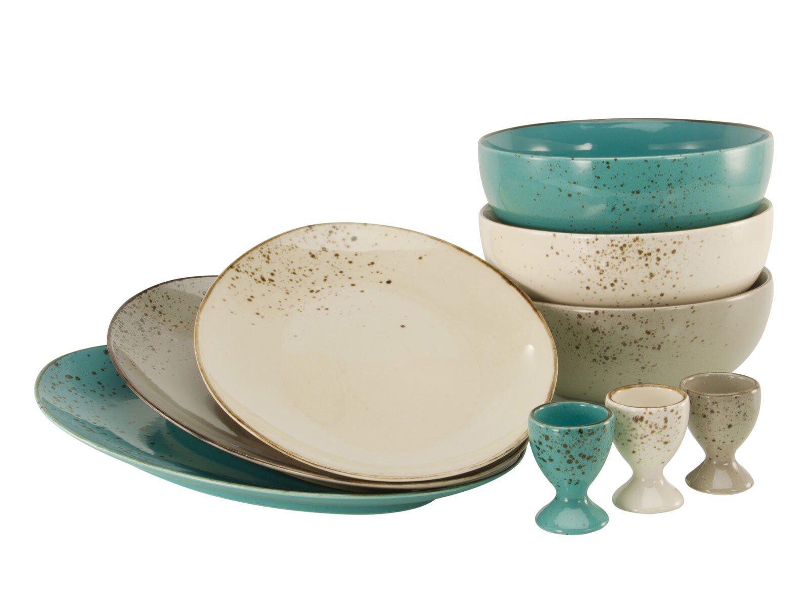 CreaTable Eierbecher Nature Collection türkisblau