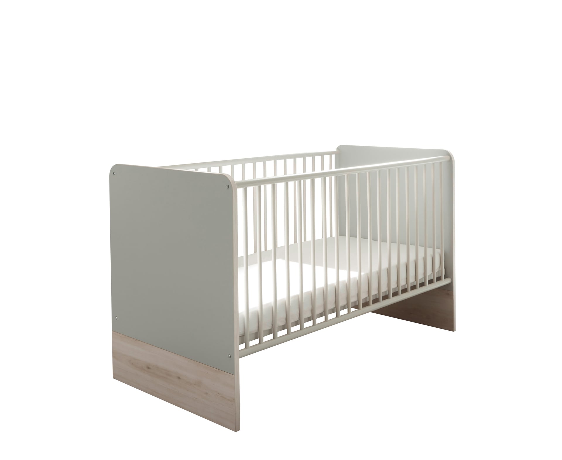 Babybett FIEN grau/ braun