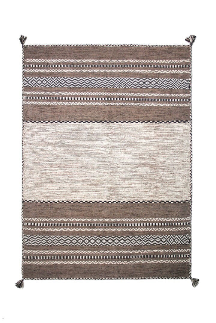 Wollteppich NAVARRO 170 x 230 cm beige