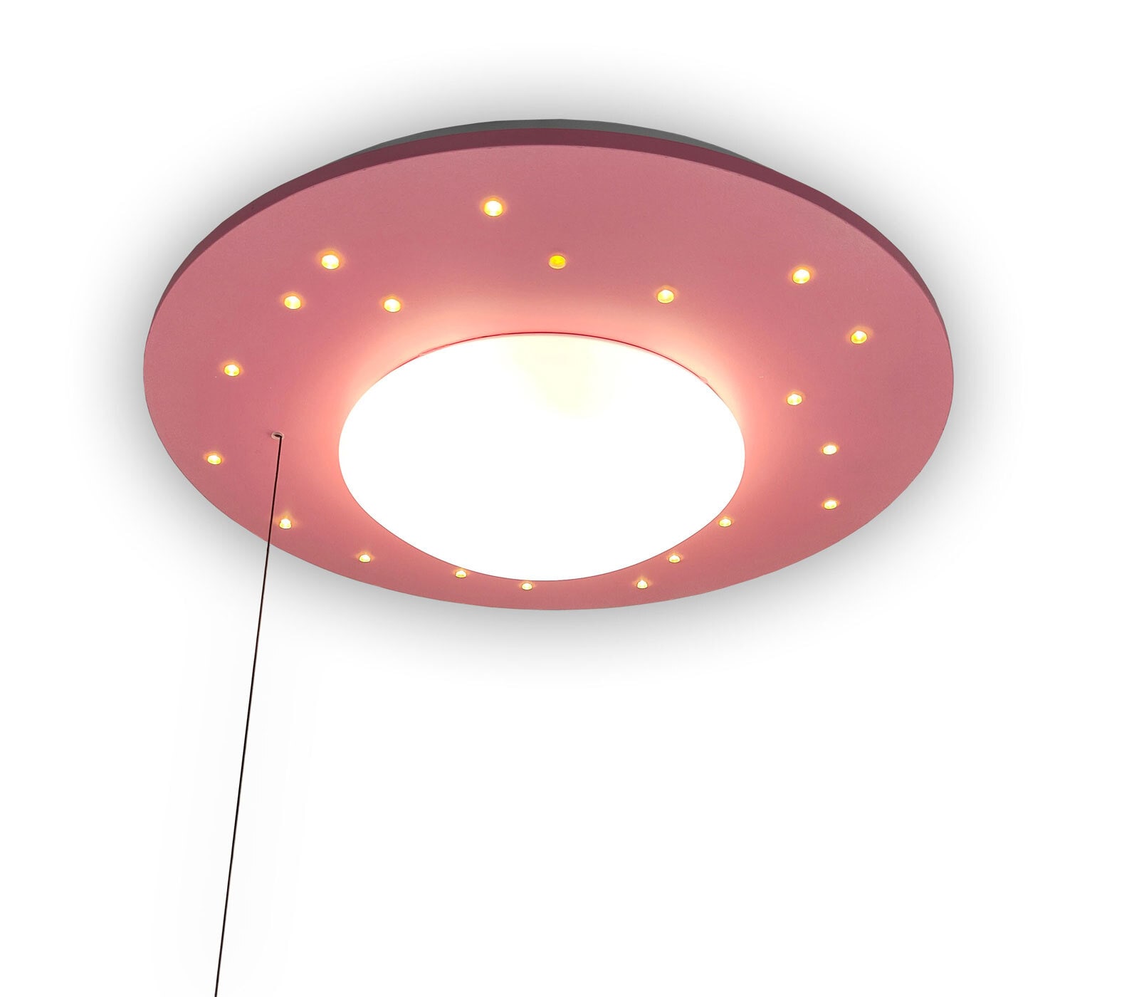 niermann Retrofit Kinderlampe Decke STARLIGHT pastellrose