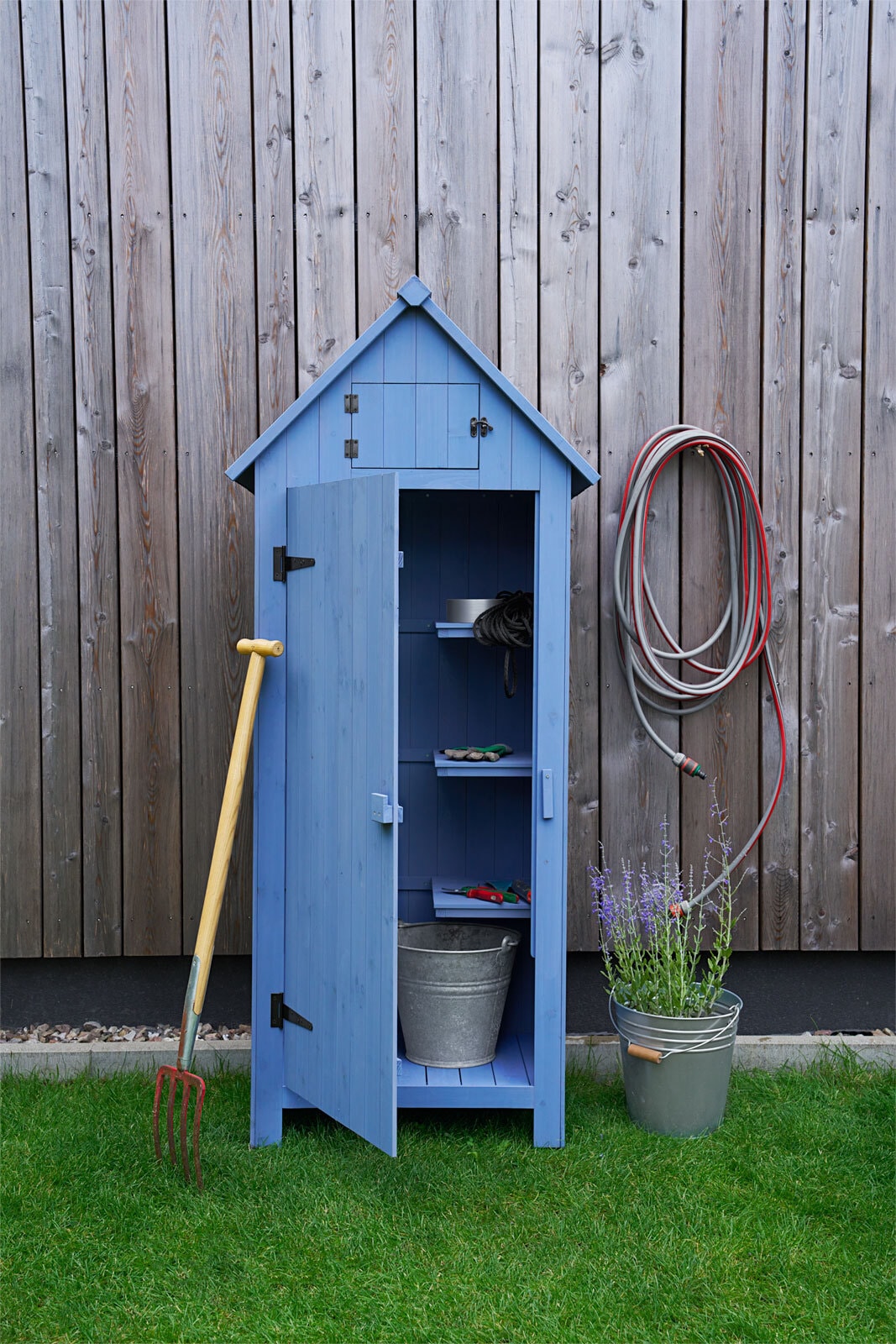 Garden FLAIR Garten Geräteschrank RIA hellblau